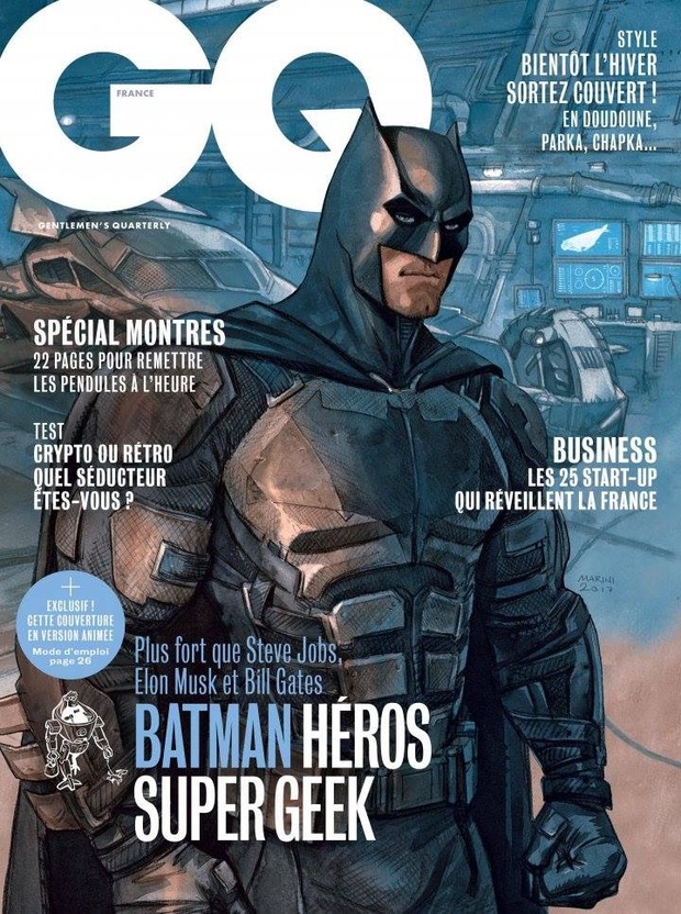 GQ Francia. Ilustración de Enrico Marini.