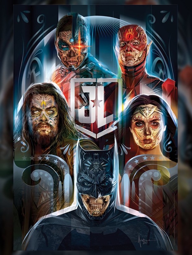 Póster de 'JL' de Orlando Arocena. Muy propio para estas fechas y muy mexicano.