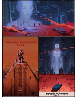 Carteles de 'Blade Runner 2049' de Ash Thorp y Maciej Kuciara.