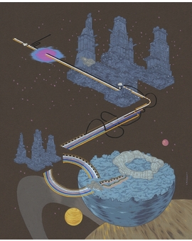 'Mapa Cinematográfico' de Alien de Andrew Degraff.