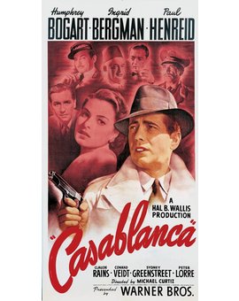 75 años de 'Casablanca'. Si alguno no la ha visto, que lo remedie, no se arrepentirá.