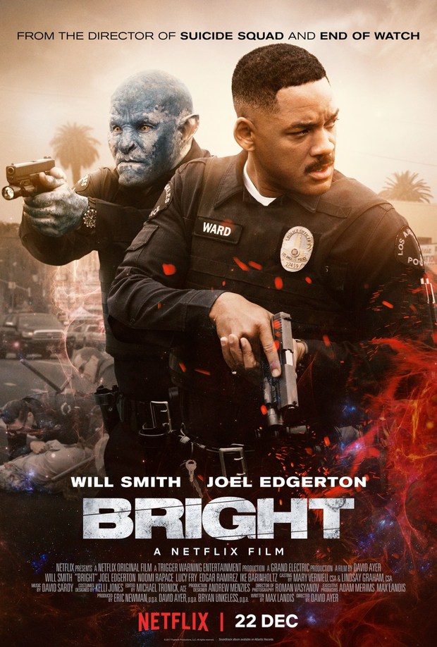 'Brigh' de David Ayer. Nuevo trailer.