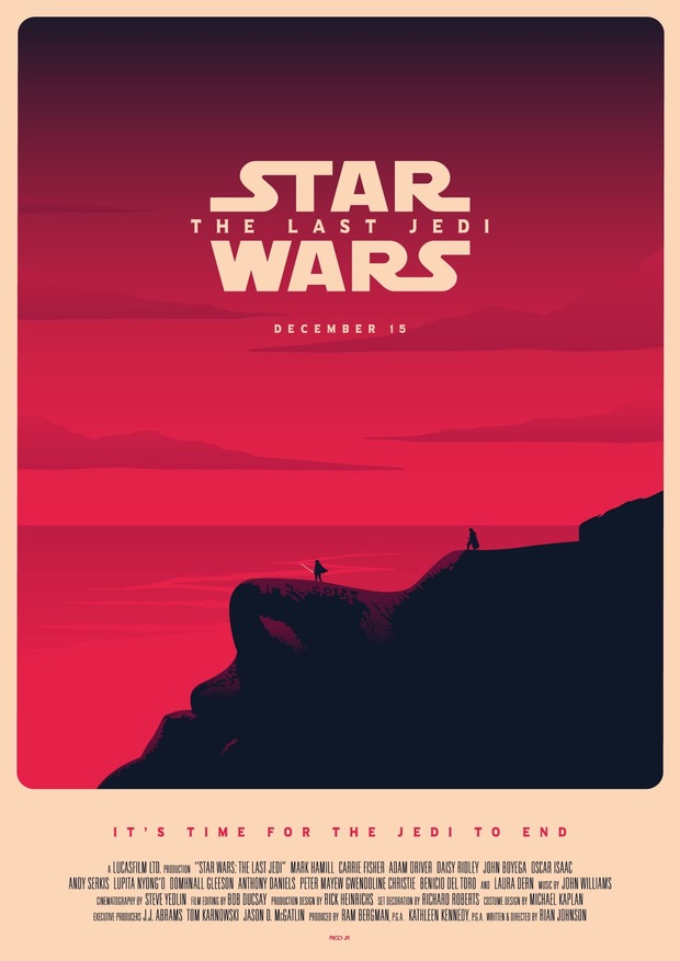 'Star Wars VIII' póster.