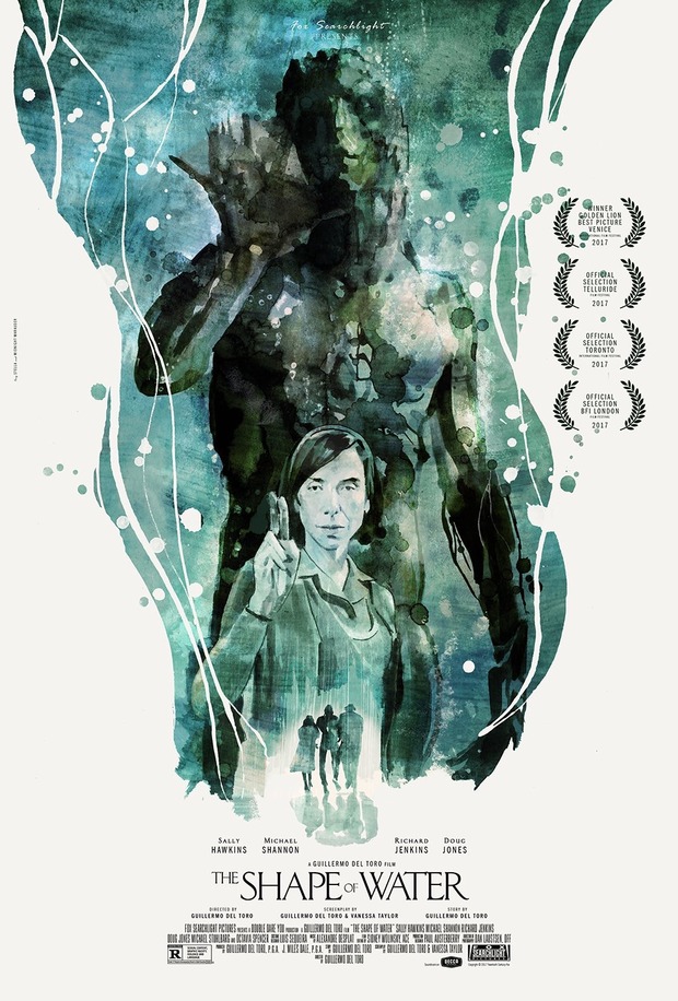  'The Shape of Water' póster de Tony Stella y Midnight Marauder.
