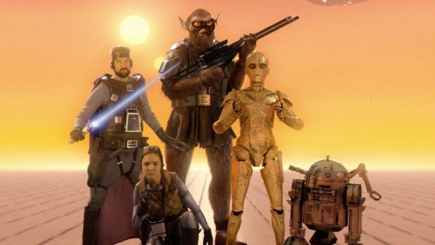 'The Star Wars' conceptrailer según la visión de Ralph McQuarrie.