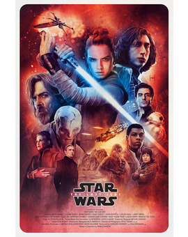 'Star Wars VIII' póster de Rich Davies.