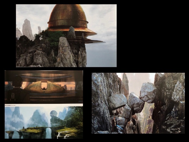 Esta era la visión del Templo Jedi que tenía George Lucas.