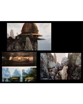 Esta era la visión del Templo Jedi que tenía George Lucas.