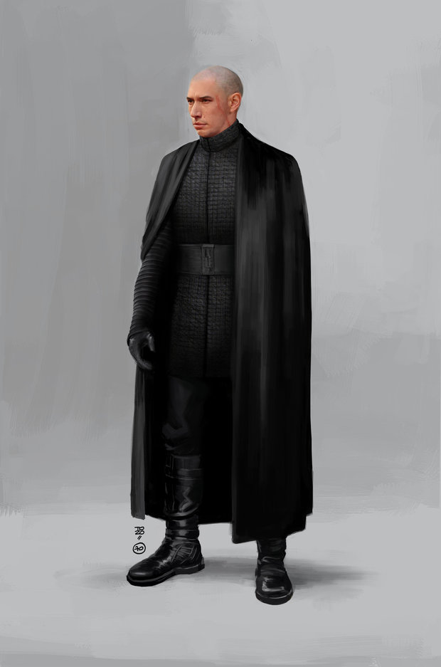 Concept art de Kylo Ren para STVIII. 
