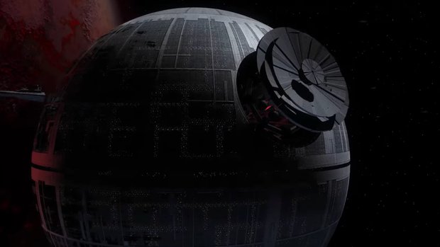 La construcción de la Estrella de la Muerte (time-lapse).