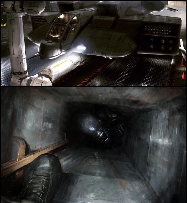 Y en esto, Neill Blomkamp comparte más concepts de su 'Alíen 5'.
