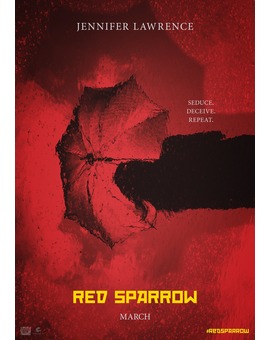 'Red Sparrow' póster.