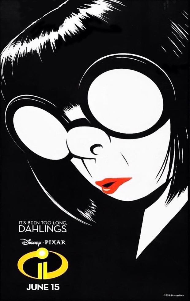 'Los Increíbles 2' póster personaje.