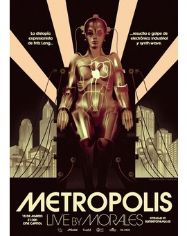 'Metrópolis' en el cine Capitol (Madrid) con DJ en directo.