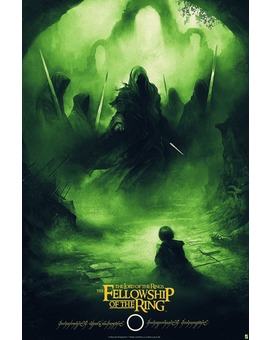 'El Señor de los Anillos I' póster de Karl Fitzgerald.