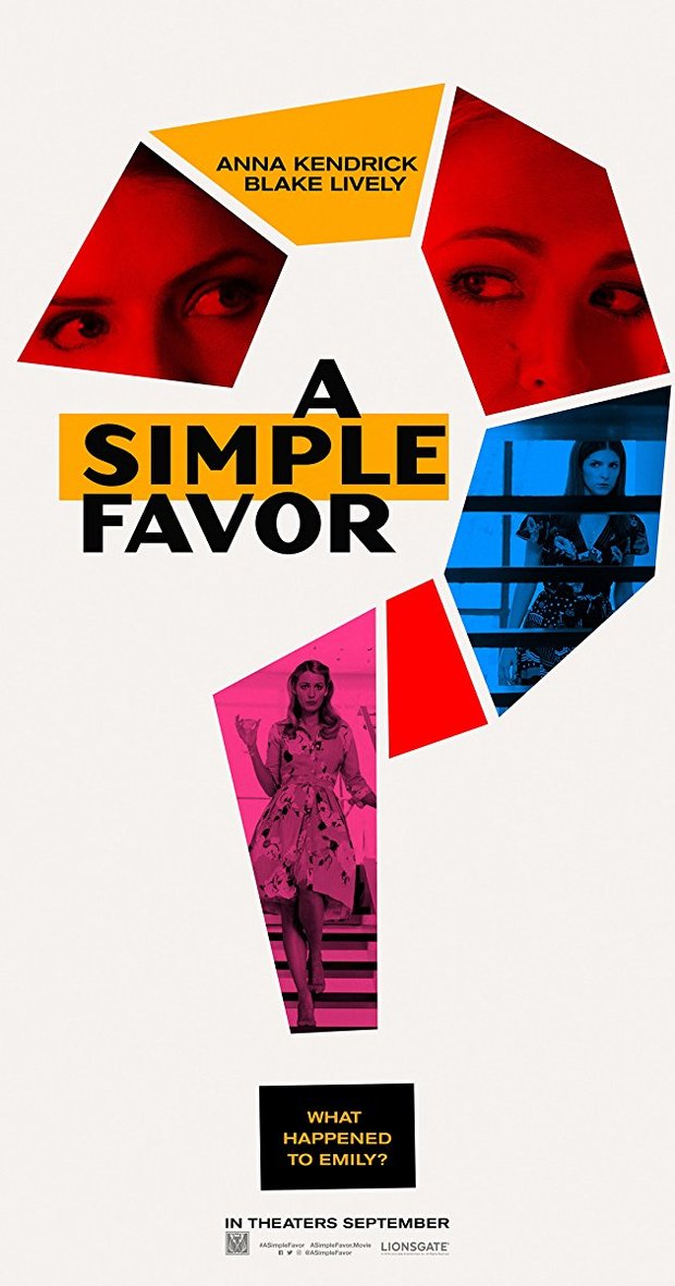 'A Simple Favor' de Paul Feig. Trailer.