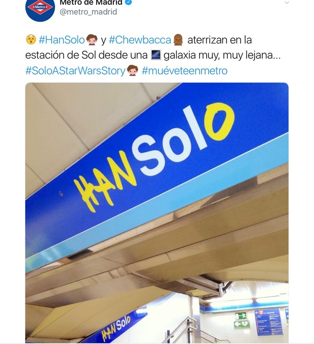 Metro de Madrid.