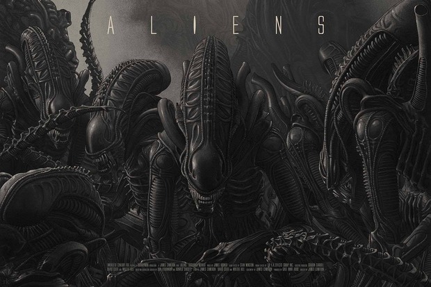 'Aliens' póster de Rory Kurtz.