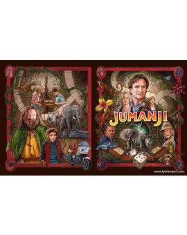 Diseño descartado de Kyle Lambert para 'Jumanji' 4K.