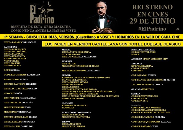 El viernes se reestrena una Obra Maestra.