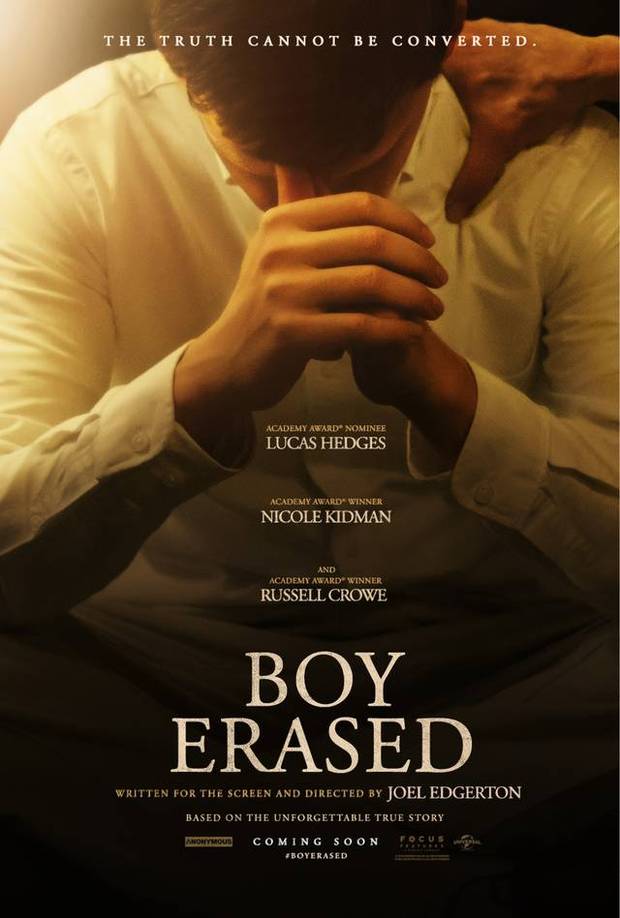 'Boy Erased' de Joel Edgerton. Trailer.