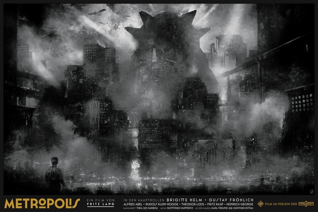 'Metrópolis' póster de Karl Fitzgerald.