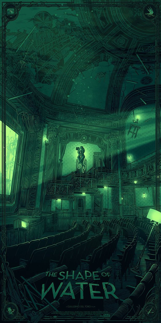 'La Forma del Agua' póster de Daniel Danger.
