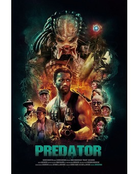 'Predator' póster de Richard Davies.