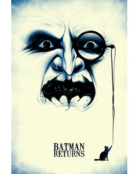'Batman Returns' póster de Benedict Woddhead.