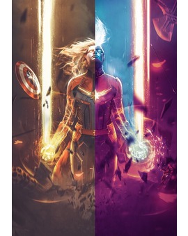 'Capitana Marvel' por BossLogic.