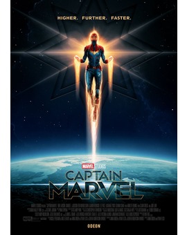 'Captain Marvel' póster de Matt Ferguson.