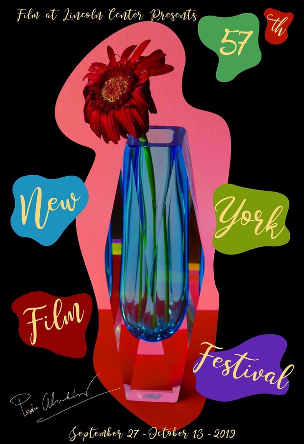 Cártel del 57 Festival de Cine de Nueva York diseñado por Pedro Almodóvar.