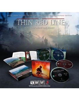 'Thin Red Line' de Hans Zimmer, edición 20 aniversario, 4CDs, edición limitada.