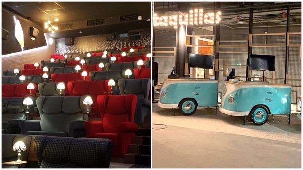 Nuevos cines de Ocine en Alcorcón (X-Madrid). Sólo faltan los pañitos de ganchillo.