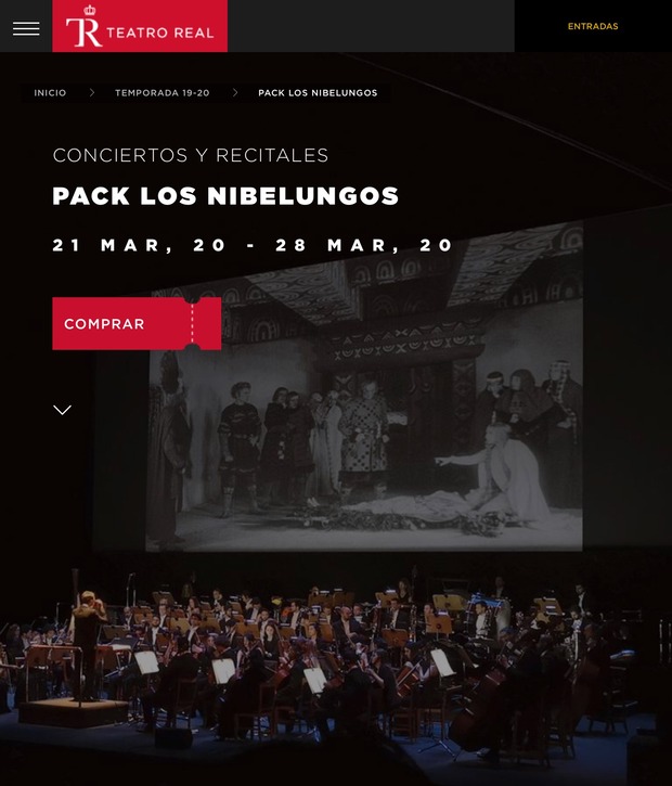 'Los Nibelungos' (las 2 películas) de Fritz Lang en el Teatro Real con orquesta en directo.