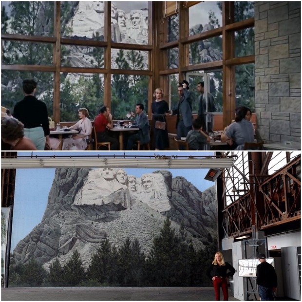 Forillo del Monte Rushmore de 'Con la Muerte en los Talones' (para ilustrar mi otra publicación)