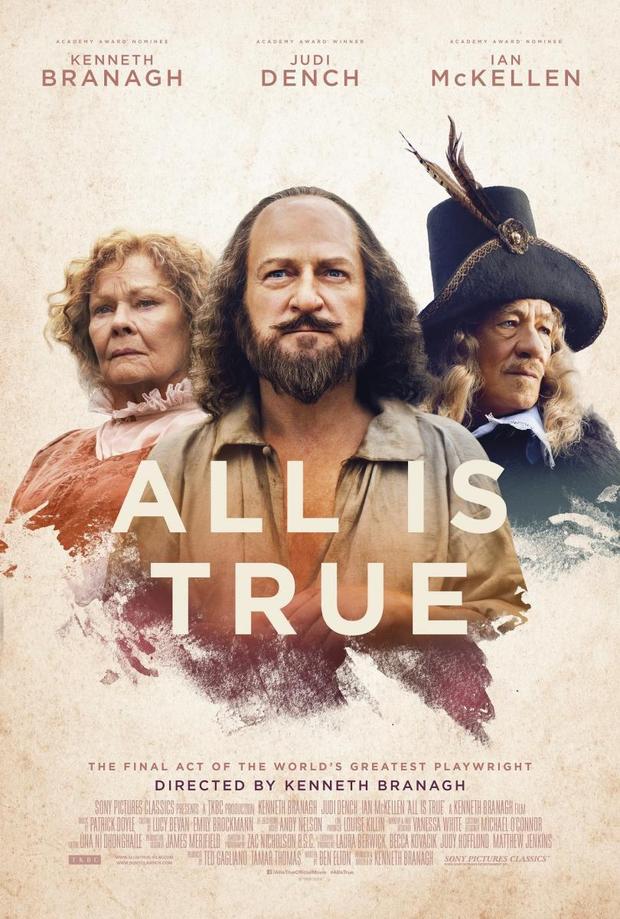 'All Is True (El Último Acto)' de Kenneth Branagh. Trailer.