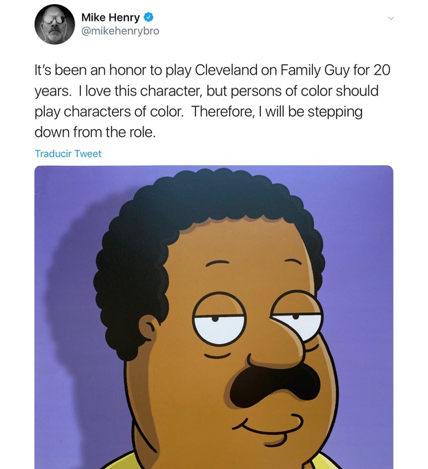 ¿Locura colectiva o parodia? ¡El doblador de Cleveland renuncia tras 20 años porque no es negro.