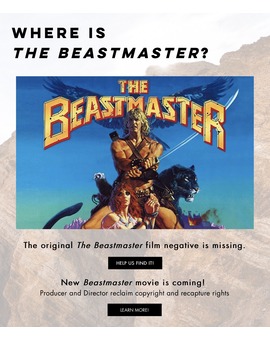 Don Coscarelli está buscando parte del negativo original de 'El Señor de las Bestias' y…