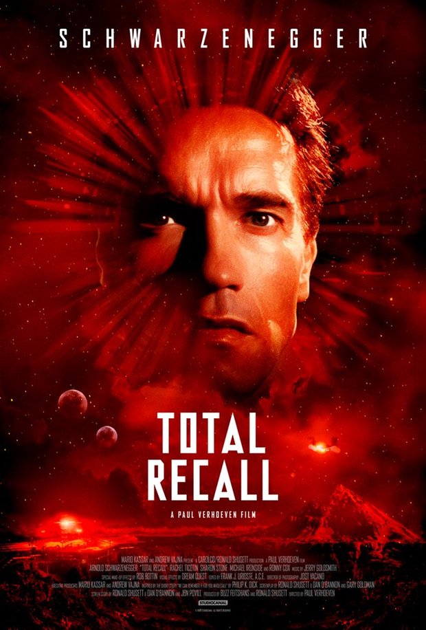 ‘Desafío Total' póster de Brandon Schaefer para el lanzamiento en 4K.
