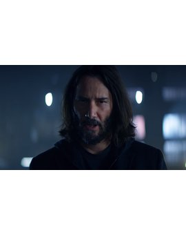 Keanu Reeves en el anuncio de 'Cyberpunk 2077’
