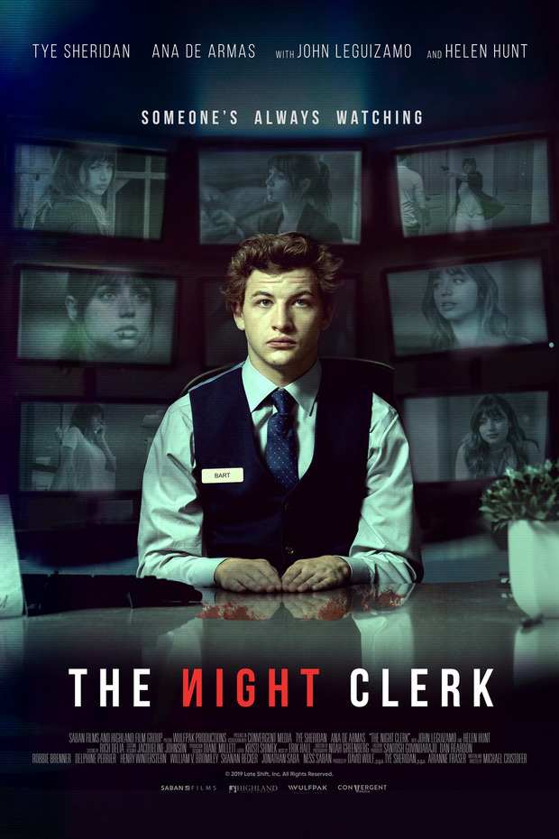 'The Night Clerk' de Michael Cristofer. Trailer.