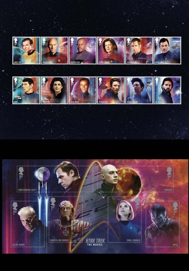 Para filatélicos trekkies.