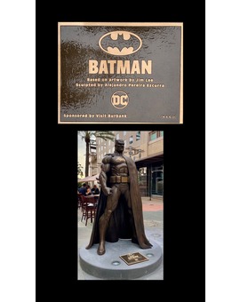 Estatua de Batman en Burbank.