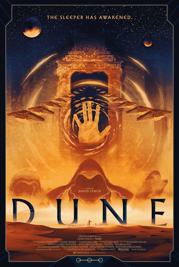 'Dune' (David Lynch) cartel de Matt Griffin.