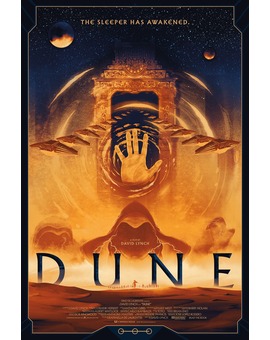 'Dune' (David Lynch) cartel de Matt Griffin.