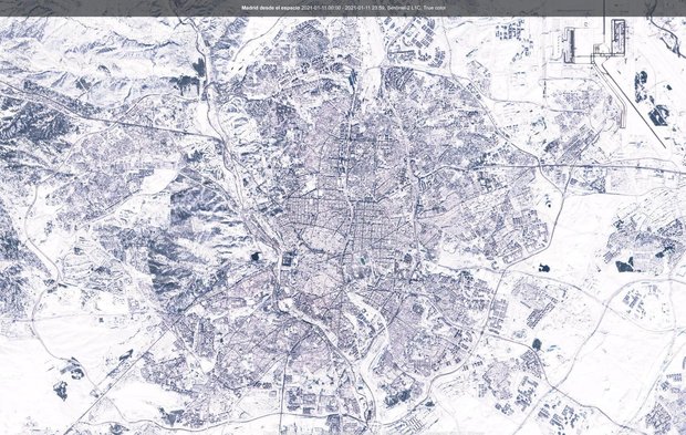 Madrid bajo la nieve se parece a…