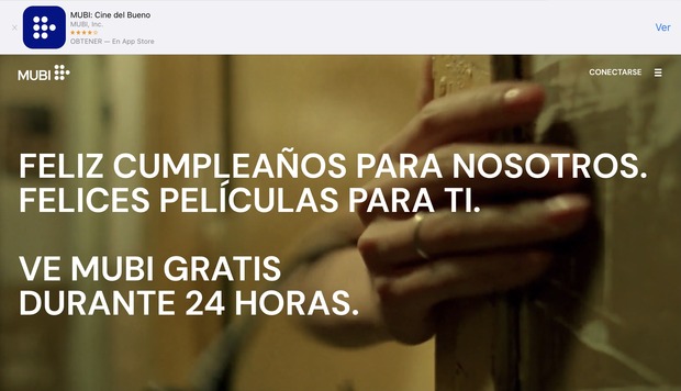 MUBI gratis 24H. 1.000 películas.