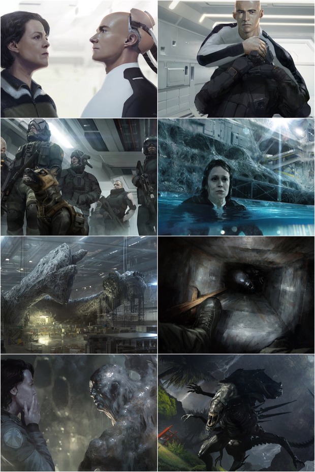 Más arte conceptual de la frustrada 'Alíen 5' de Neill Blomkamp.