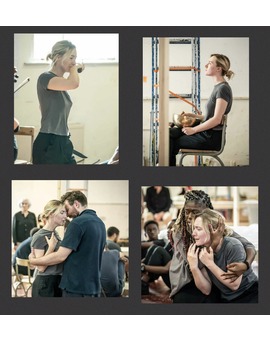 Saoirse Ronan en los ensayos de 'La Tragedia de Macbeth' (teatro).
